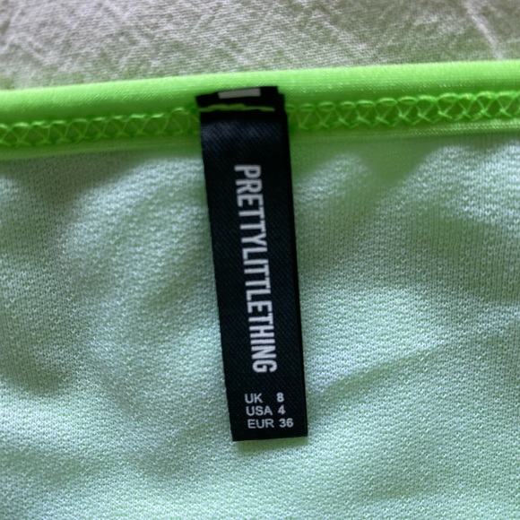 NWOT pretty little thing neon green bikini - Picture 4 of 5